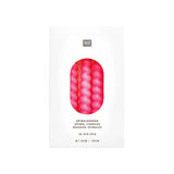 Rico Design - Mini - Spiralkerzen Set (10 Stück) • Neon Pink - Kerzen - ROSA ECK