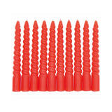Rico Design - Mini - Spiralkerzen Set (10 Stück) • Neon Red - Kerzen - ROSA ECK