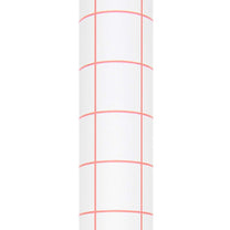 Rico Design - Paper Poetry Geschenkpapier Raster | Grid Neon Rot - Geschenkpapier - ROSA ECK - Weiß, ,