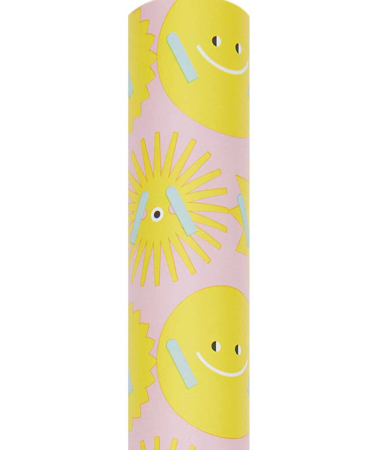 Rico Design - Paper Poetry Geschenkpapier | Sonne - Geschenkpapier - ROSA ECK - Gelb, ,