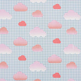 Rico Design - Paper Poetry Geschenkpapier | Wolken - Geschenkpapier - ROSA ECK - Blau, ,