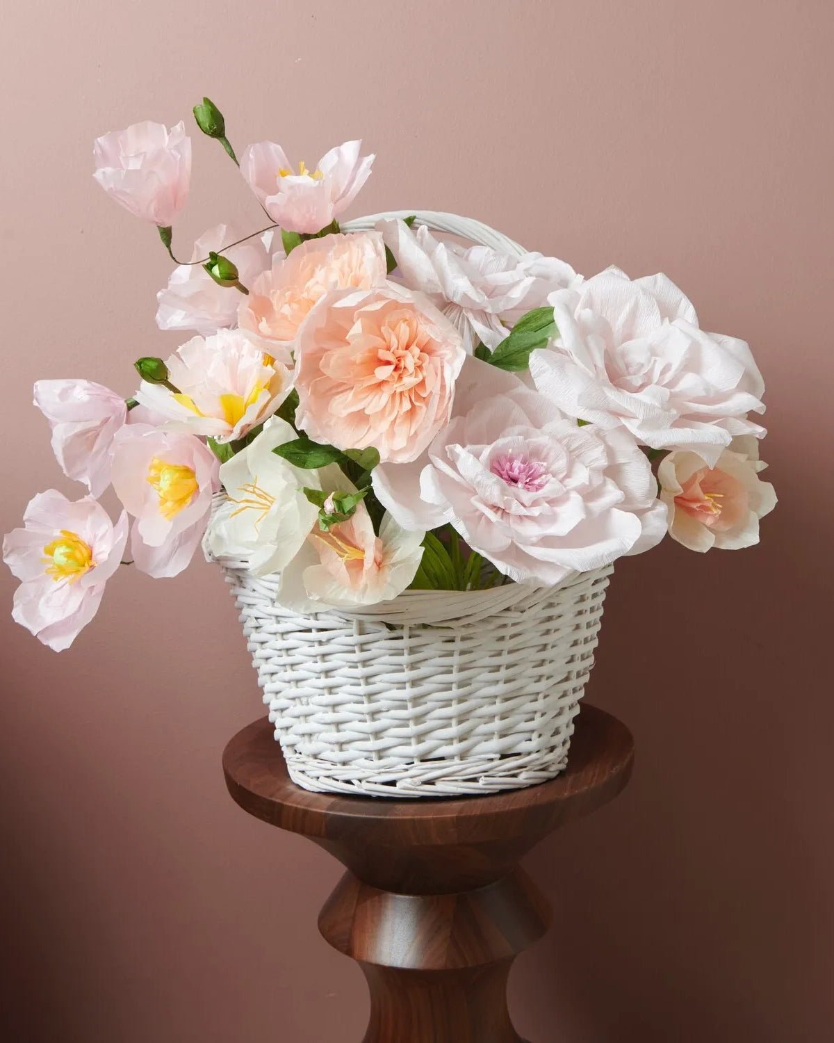 Rico Design - Papierblume • Rose Lila - ROSA ECK