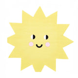 Rico Design - Serviette Sonne - Serviette - ROSA ECK - Gelb, ,