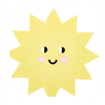 Rico Design - Serviette Sonne - Serviette - ROSA ECK - Gelb, ,
