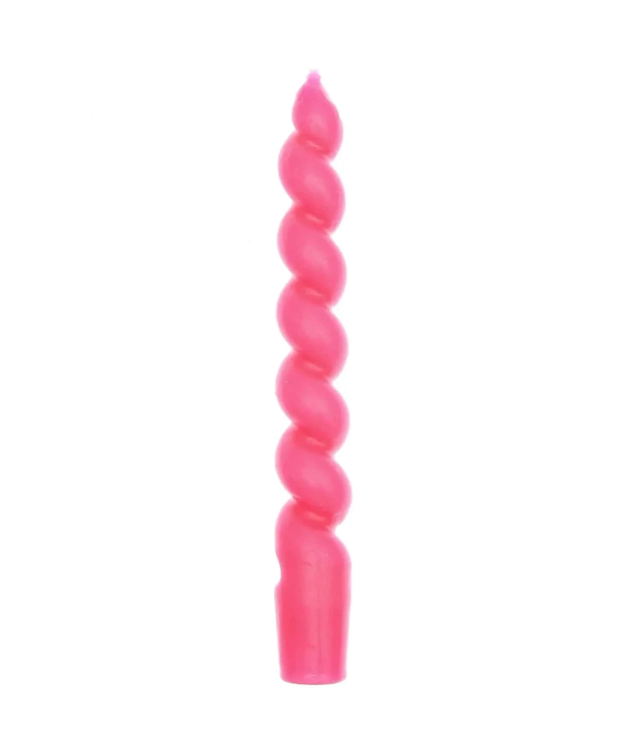 Rico Design - Spiralkerze (18,5 cm) • Neon Pink - ROSA ECK