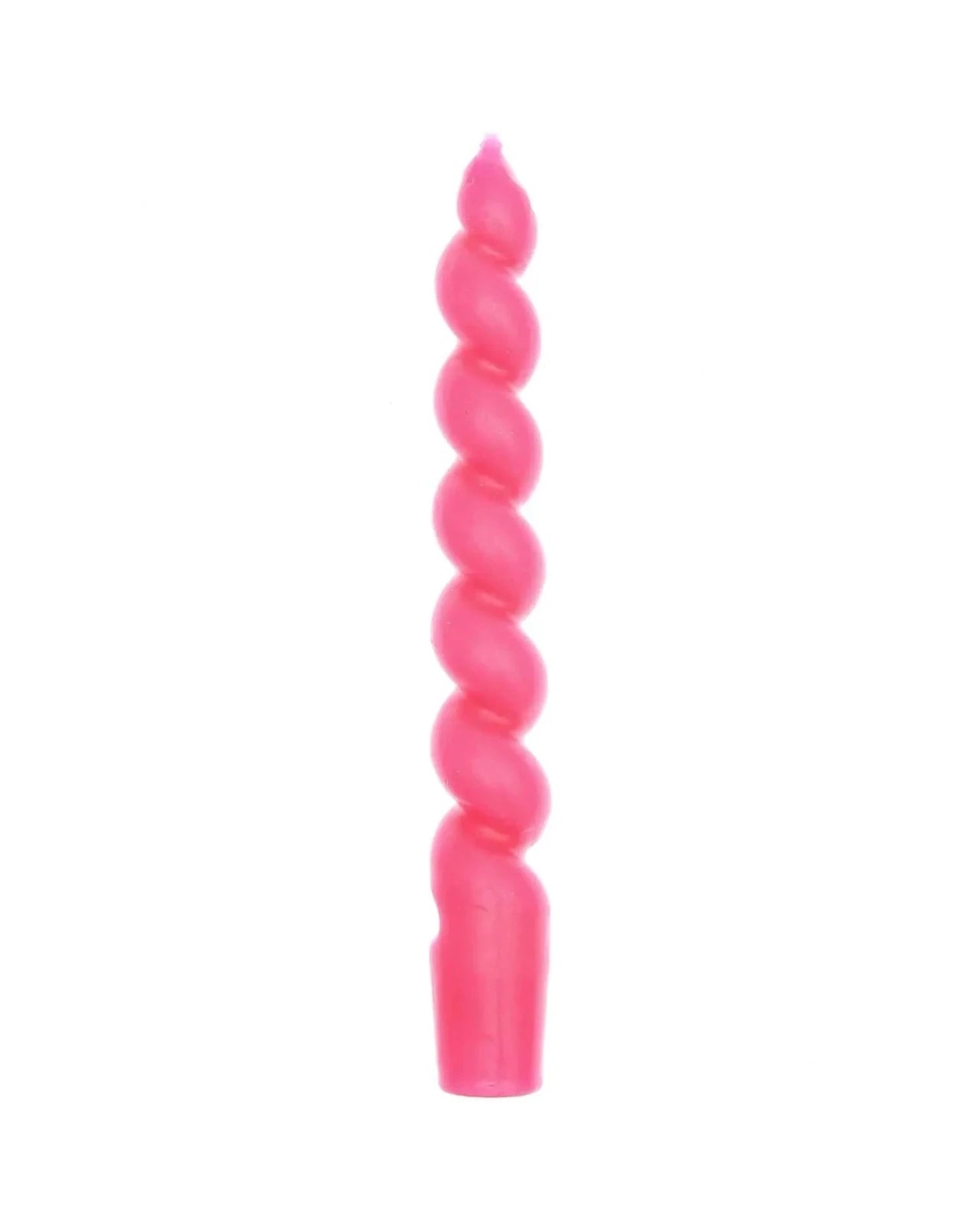 Rico Design - Spiralkerze (18,5 cm) • Neon Pink - ROSA ECK