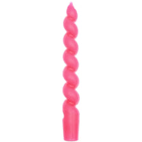 Rico Design - Spiralkerze (18,5 cm) • Neon Pink - ROSA ECK