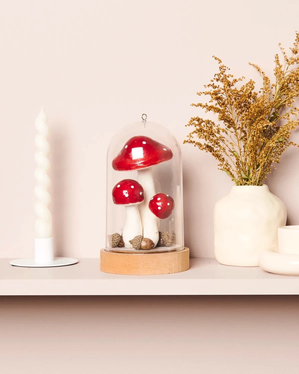 Rico Design - Spiralkerze (18,5 cm) • Off-White - ROSA ECK