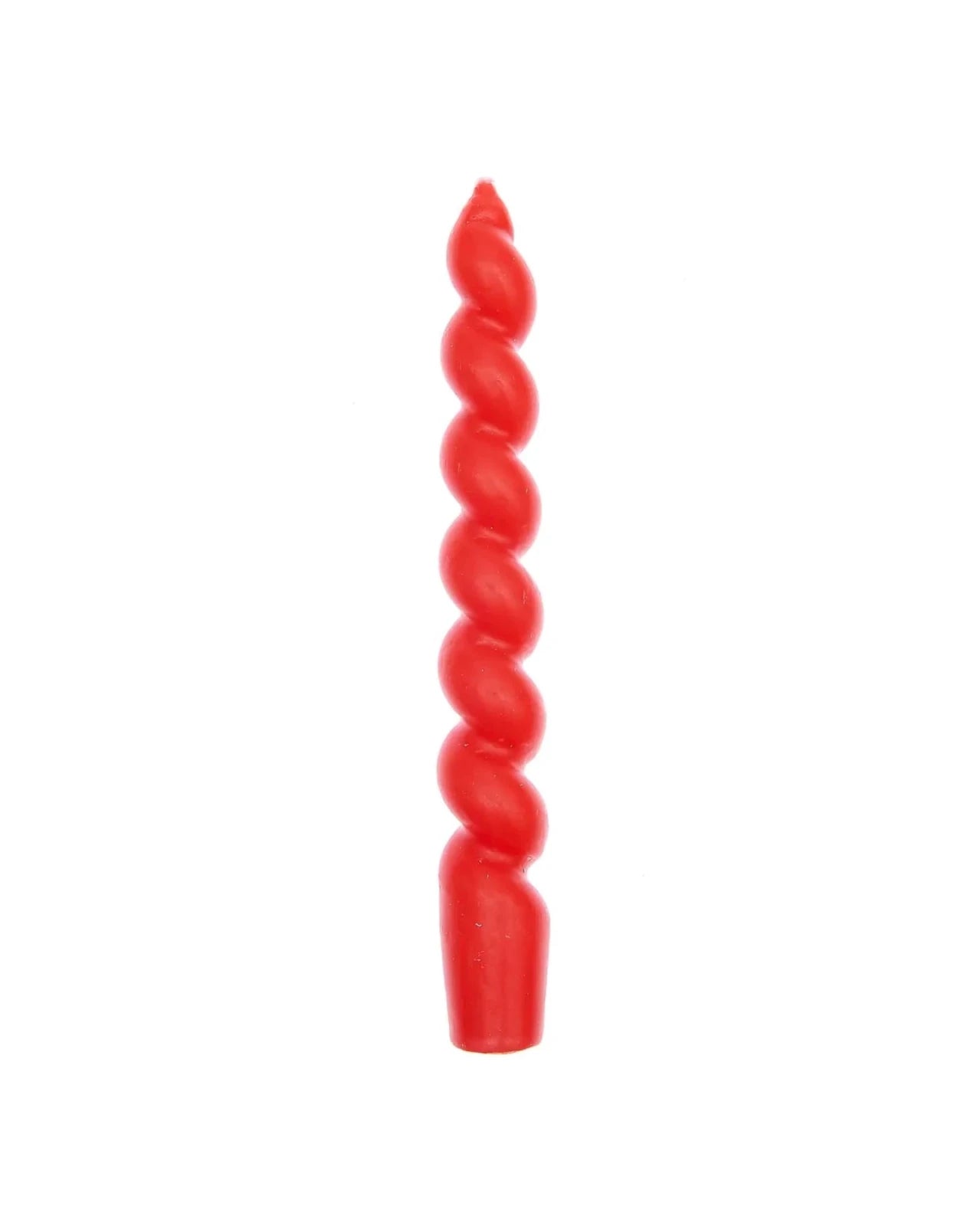 Rico Design - Spiralkerze (18,5 cm) • Rot - ROSA ECK
