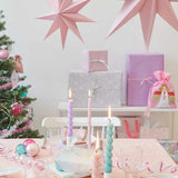 Rico Design - Spiralkerze | Aqua - Kerze - ROSA ECK - Blau, ,
