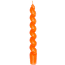 Rico Design - Spiralkerze | Soft Neon Orange - Kerze - ROSA ECK - , ,
