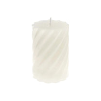 Rico Design - Stumpenkerze Spiral • Eierschale - Kerze - ROSA ECK