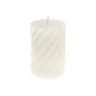 Rico Design - Stumpenkerze Spiral • Eierschale - Kerze - ROSA ECK