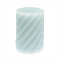 Rico Design - Stumpenkerze Spiral • Mint - ROSA ECK