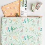 Rico Design - Washi Tape Set • Blumen Pastell - ROSA ECK