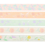 Rico Design - Washi Tape Set • Blumen Pastell - ROSA ECK