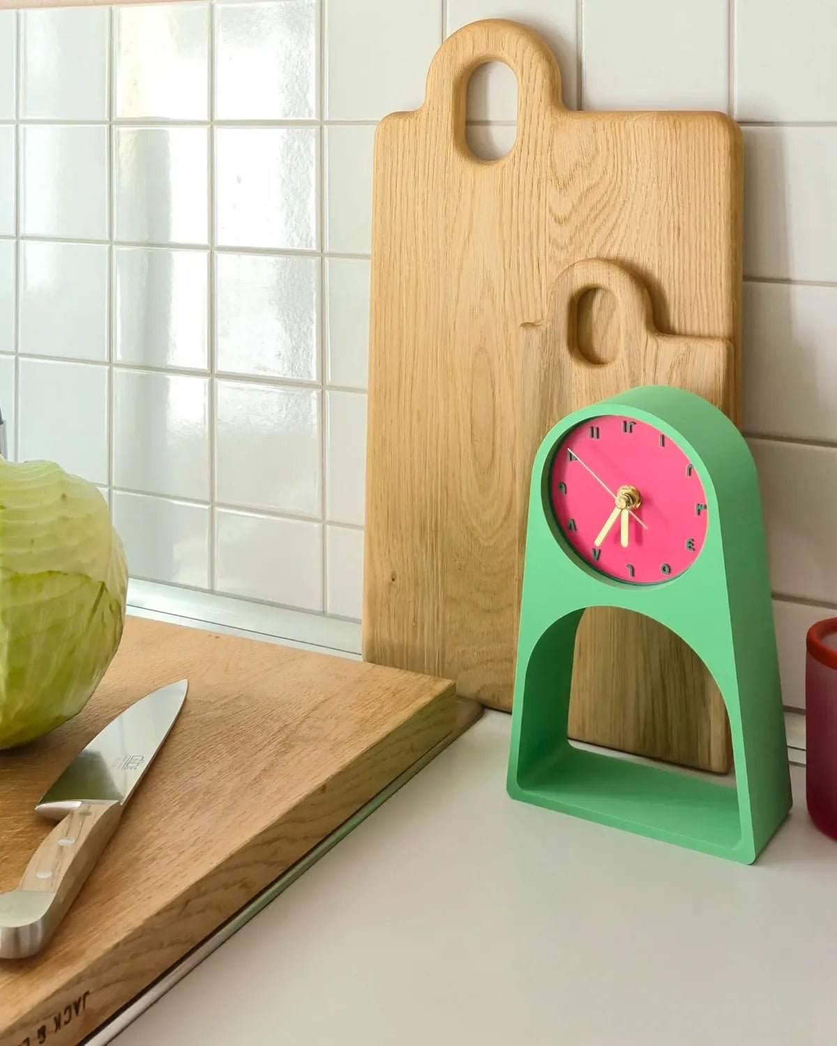roki Design - LEIF Tischuhr • Luava - ROSA ECK