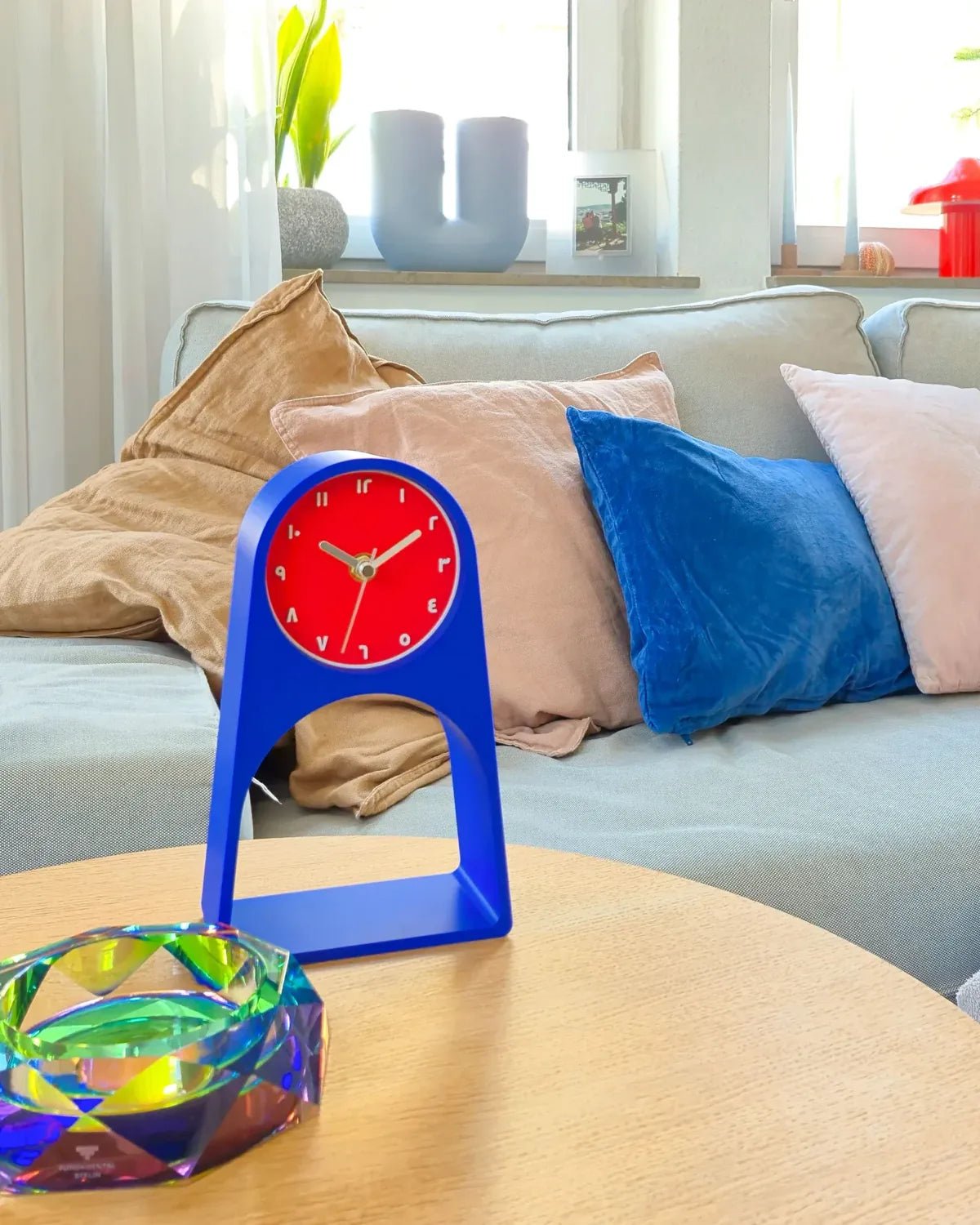 roki Design - LEIF Tischuhr • Melvo - ROSA ECK