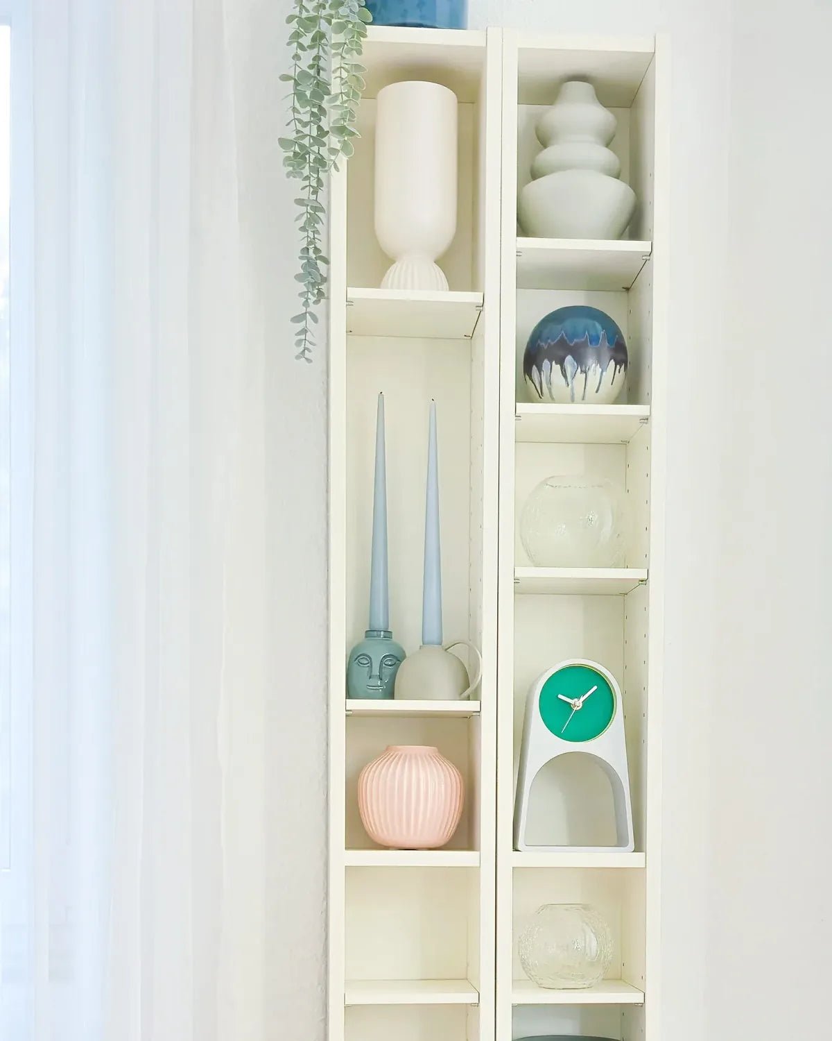 roki Design - LEIF Tischuhr • Velno - ROSA ECK