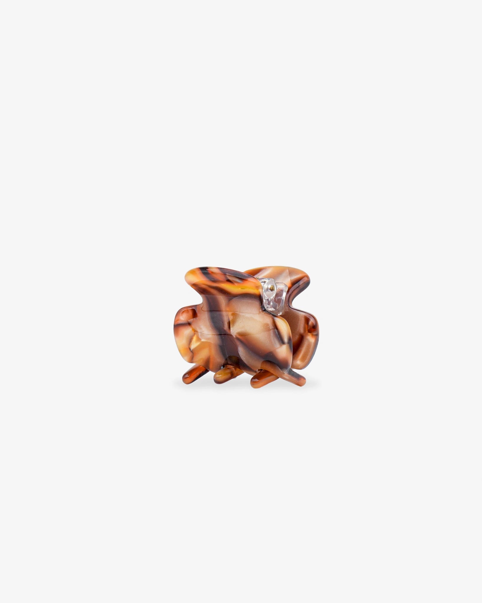 ROSA ECK - BABY Haarklammer (3,5 cm) • Coffee - ROSA ECK