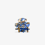ROSA ECK - BABY Haarklammer (3,5 cm) • Denim Caramel - ROSA ECK