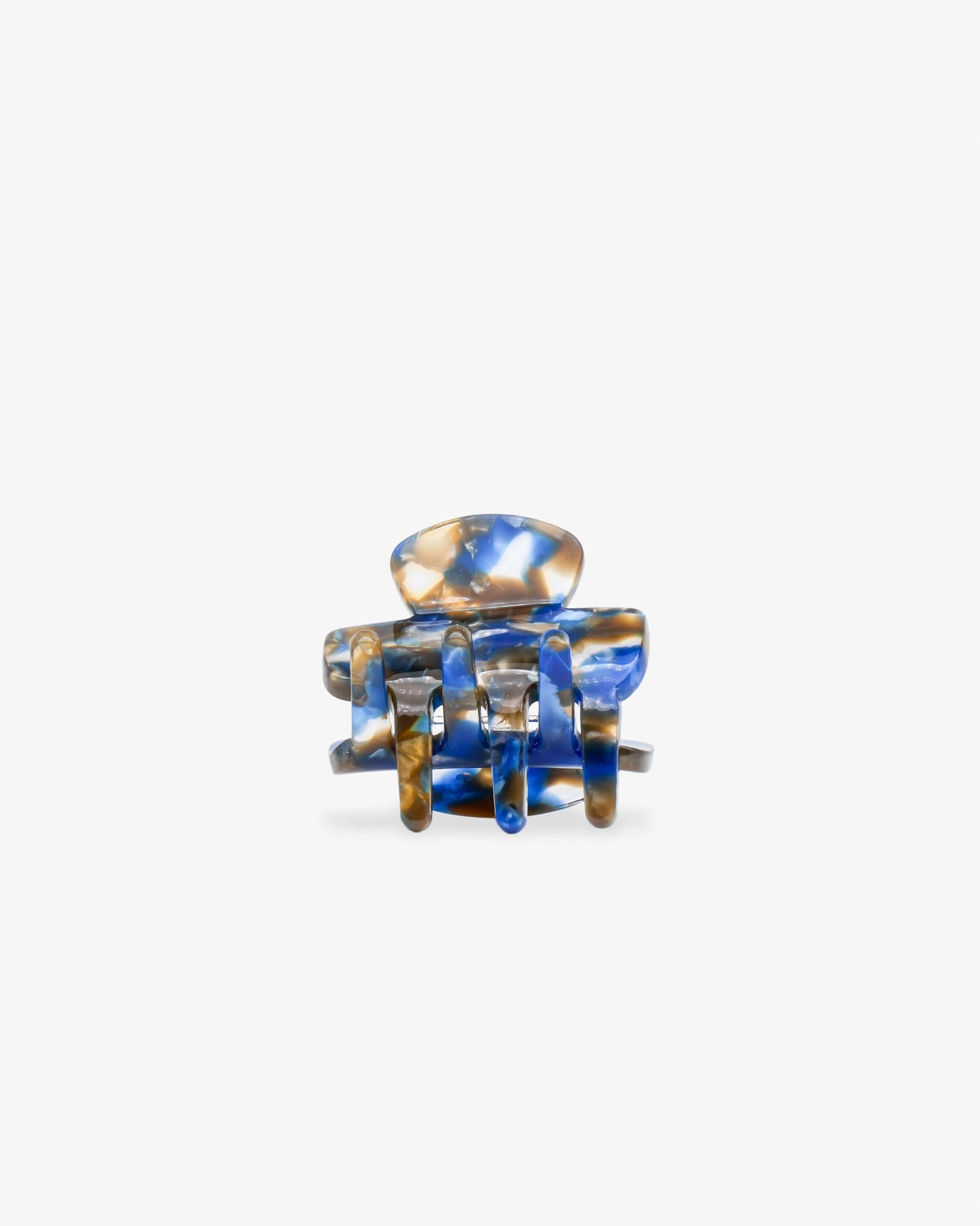 ROSA ECK - BABY Haarklammer (3,5 cm) • Denim Caramel - ROSA ECK