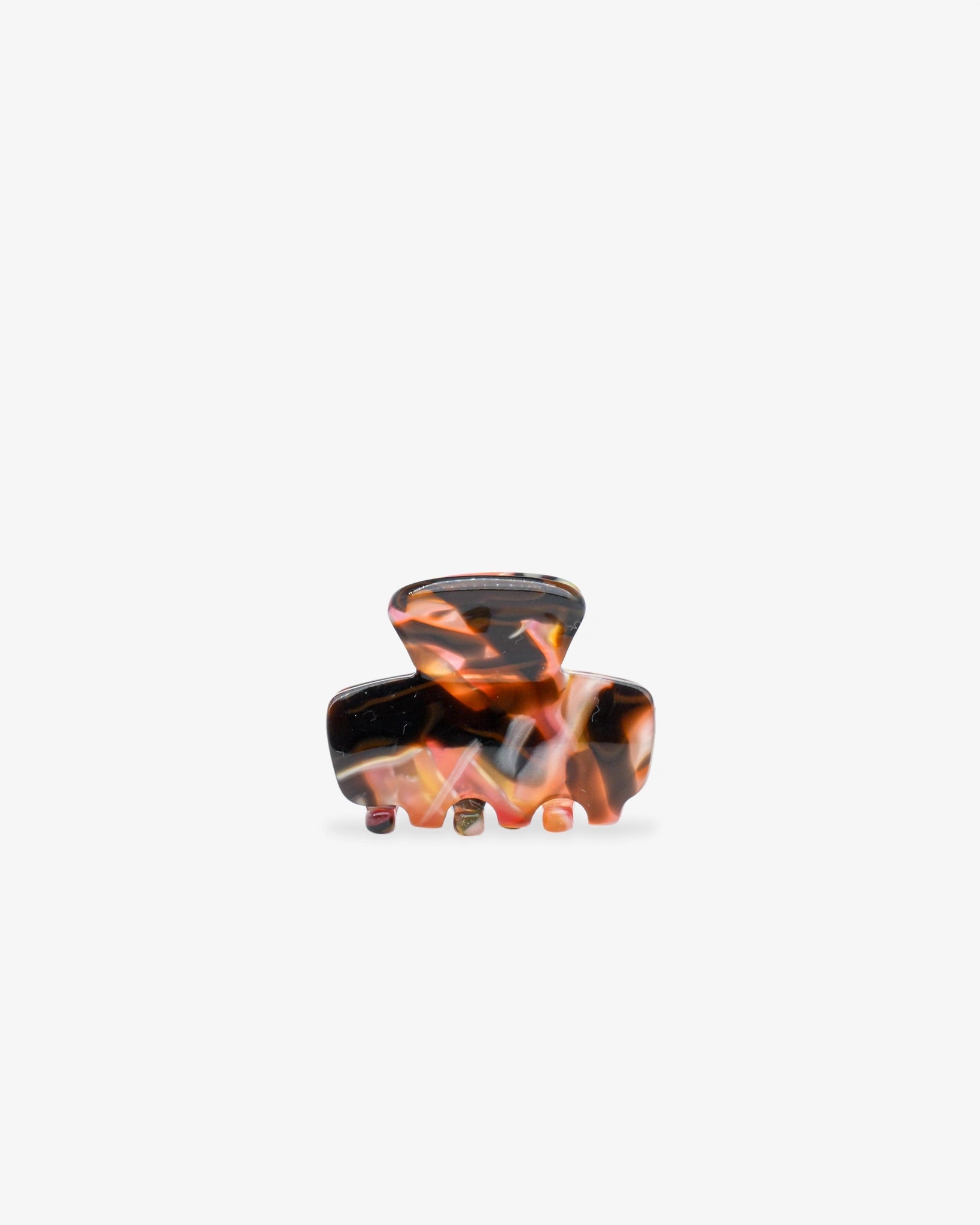 ROSA ECK - BABY Haarklammer (3,5 cm) • Espresso Fire - ROSA ECK
