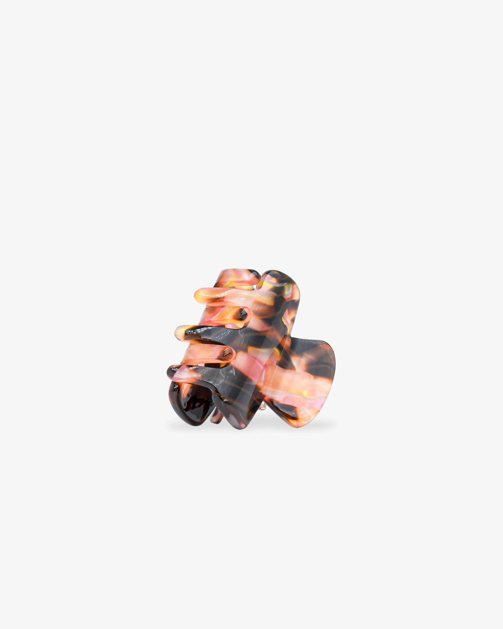 ROSA ECK - BABY Haarklammer (3,5 cm) • Espresso Fire - ROSA ECK