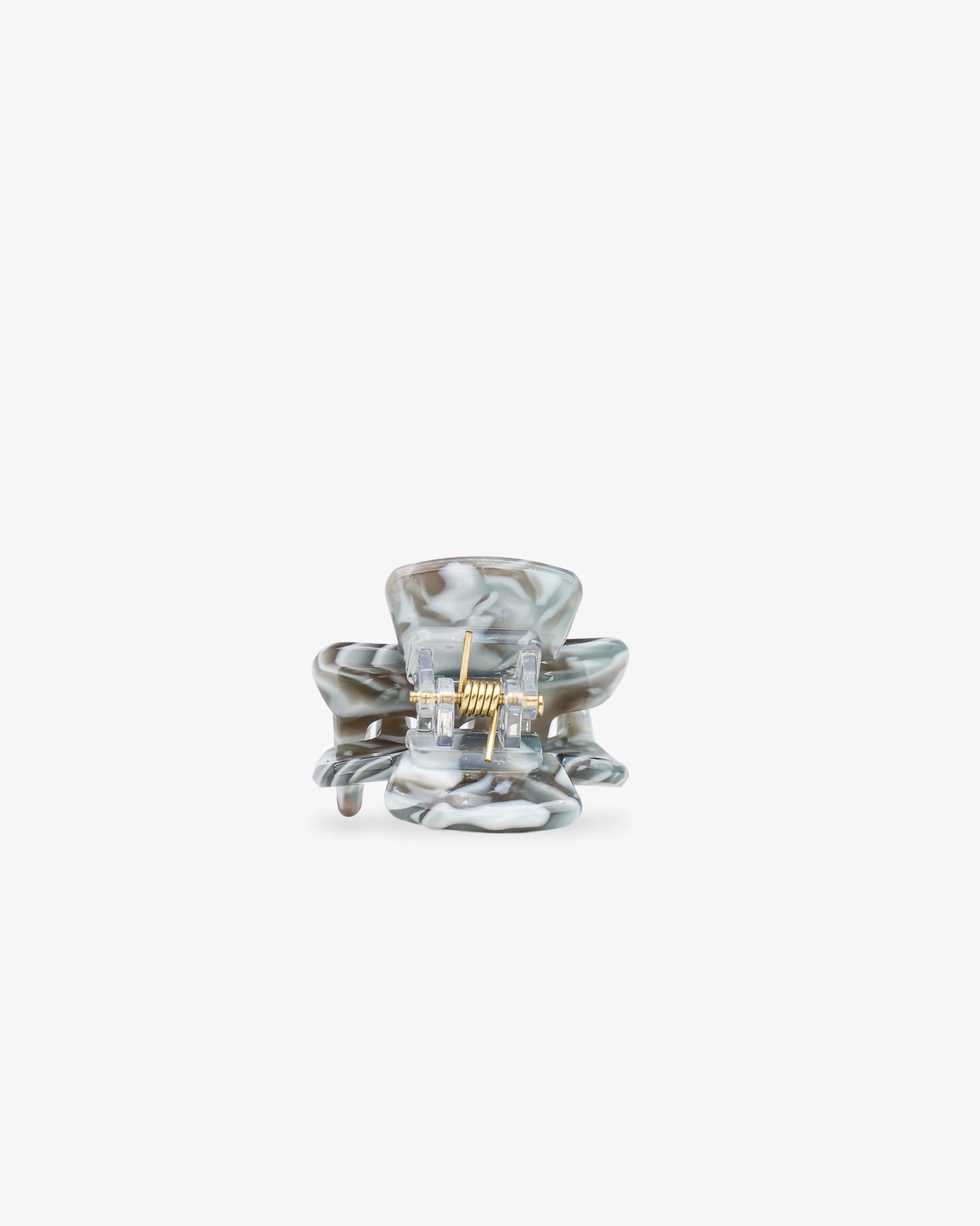 ROSA ECK - BABY Haarklammer (3,5 cm) • Marble Mint - ROSA ECK