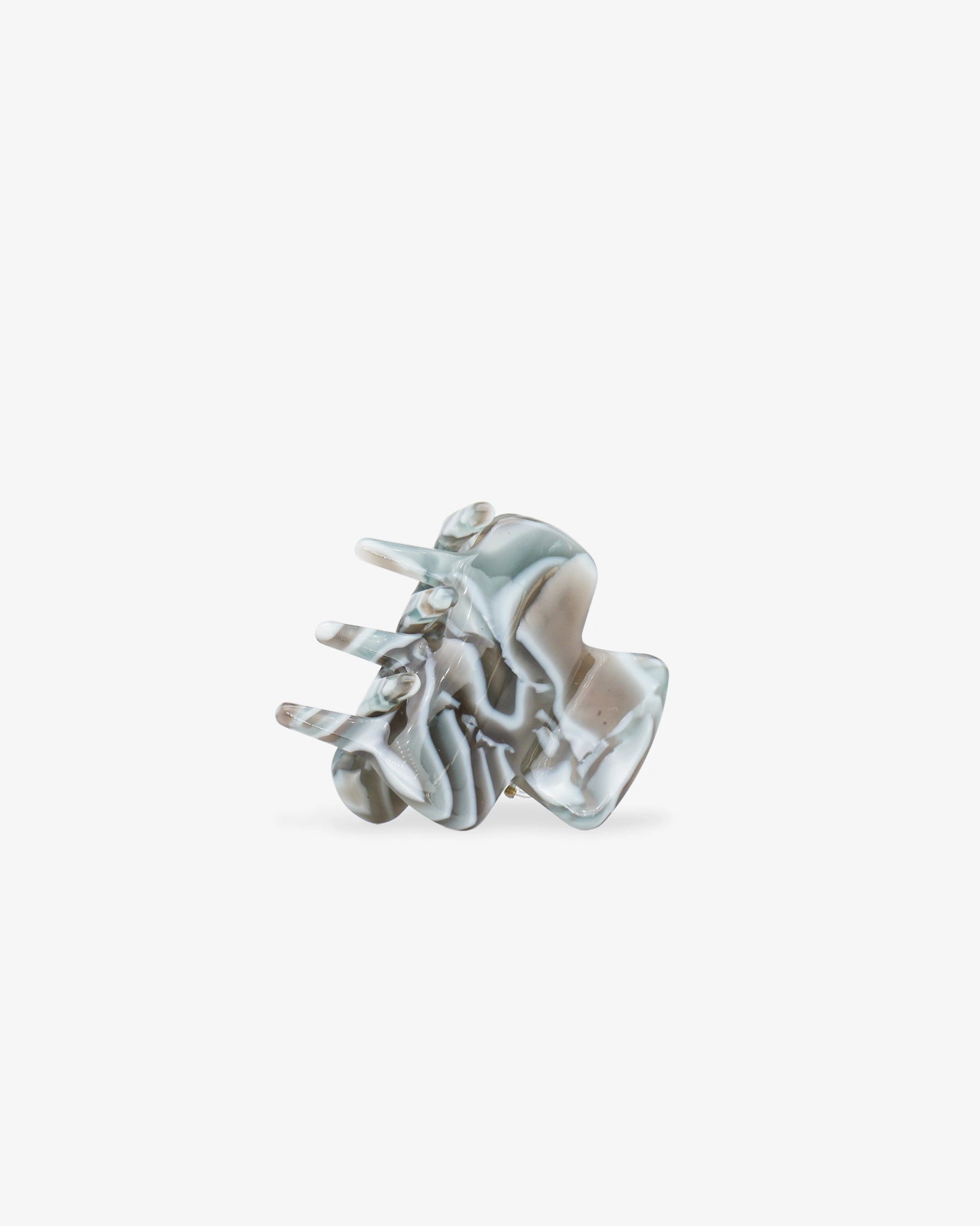 ROSA ECK - BABY Haarklammer (3,5 cm) • Marble Mint - ROSA ECK