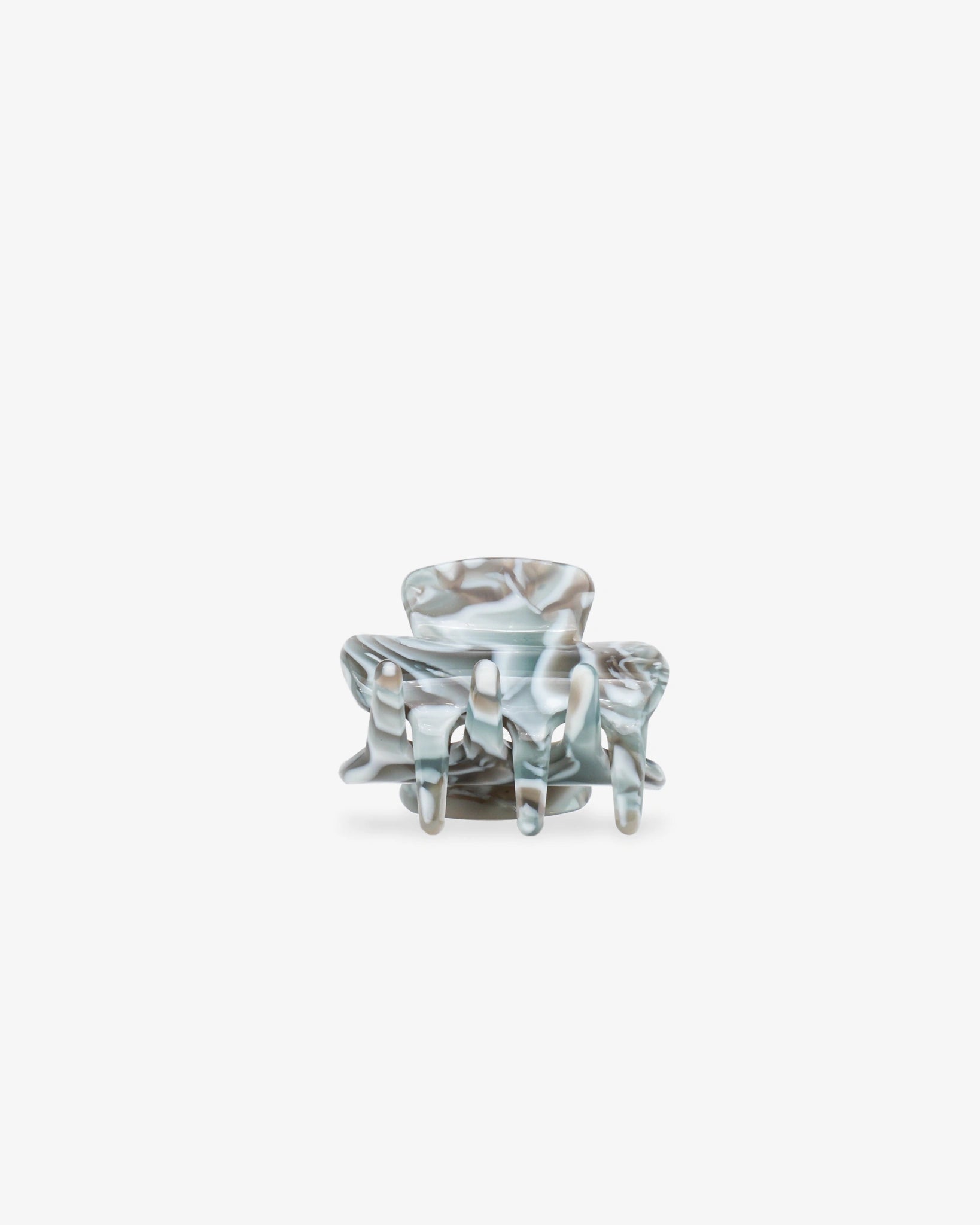 ROSA ECK - BABY Haarklammer (3,5 cm) • Marble Mint - ROSA ECK