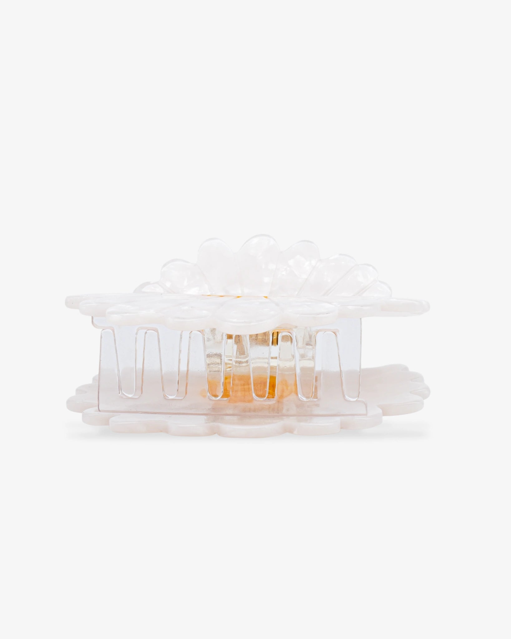 ROSA ECK - DAISY Haarklammer (7 cm) • White - ROSA ECK