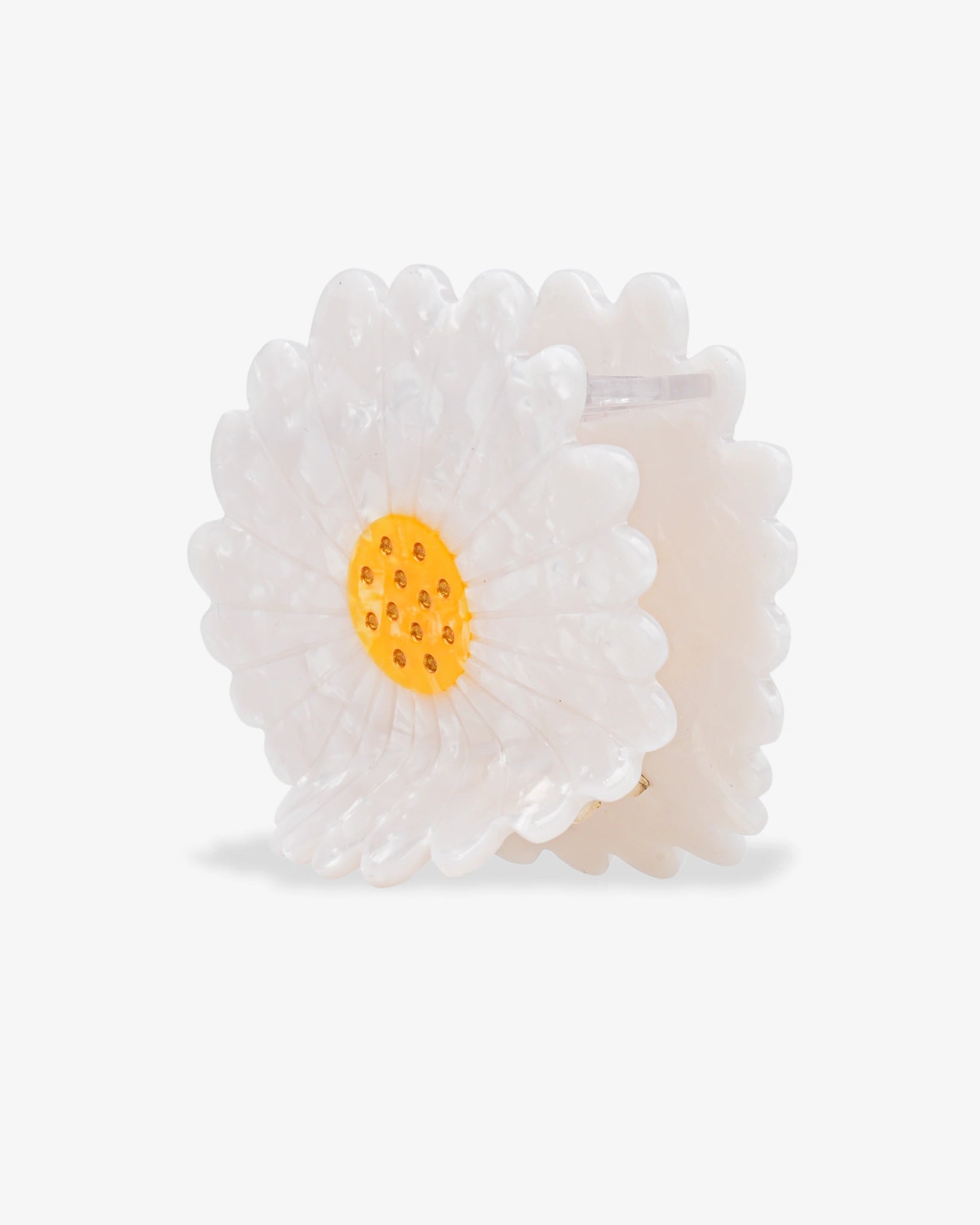 ROSA ECK - DAISY Haarklammer (7 cm) • White - ROSA ECK