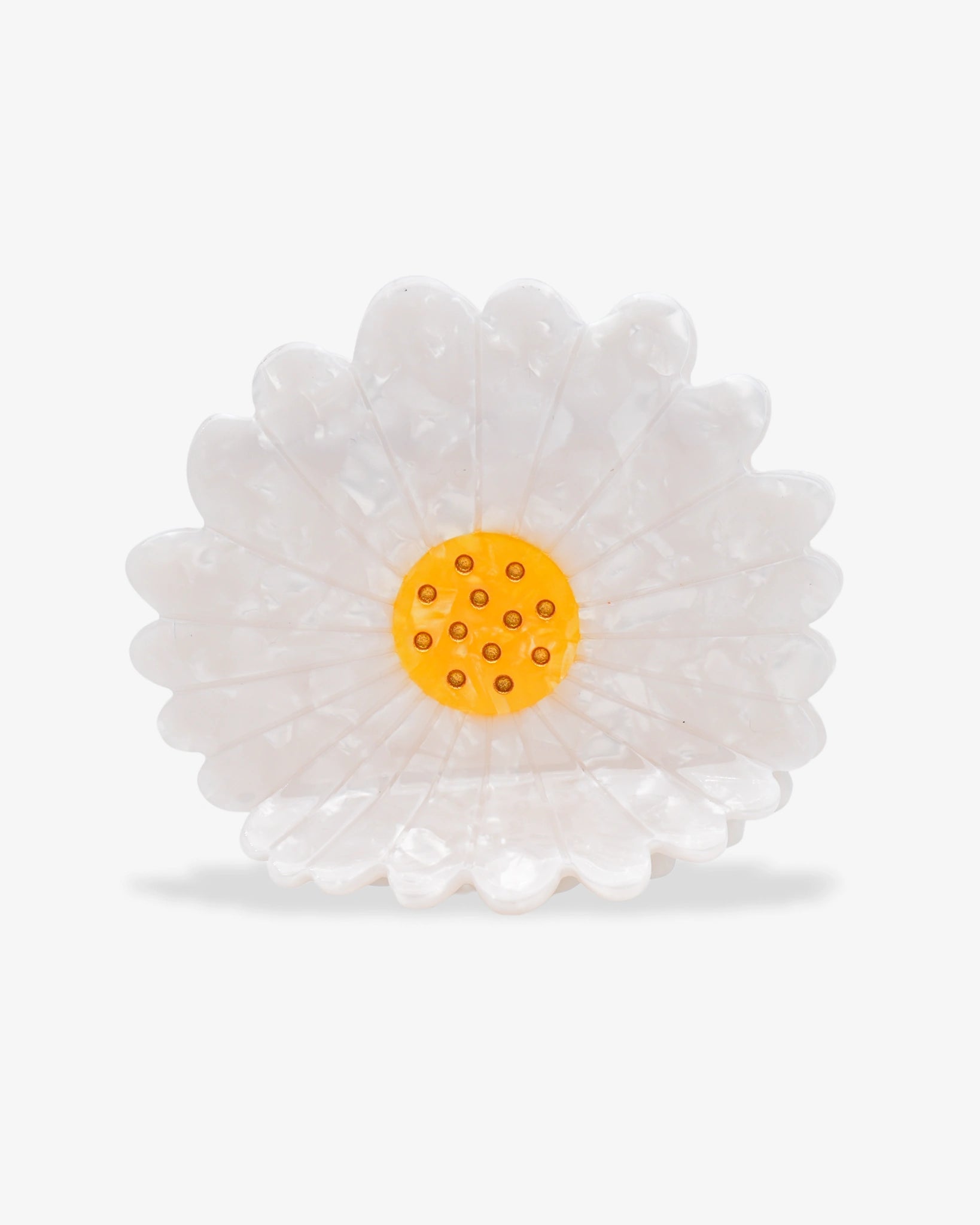 ROSA ECK - DAISY Haarklammer (7 cm) • White - ROSA ECK