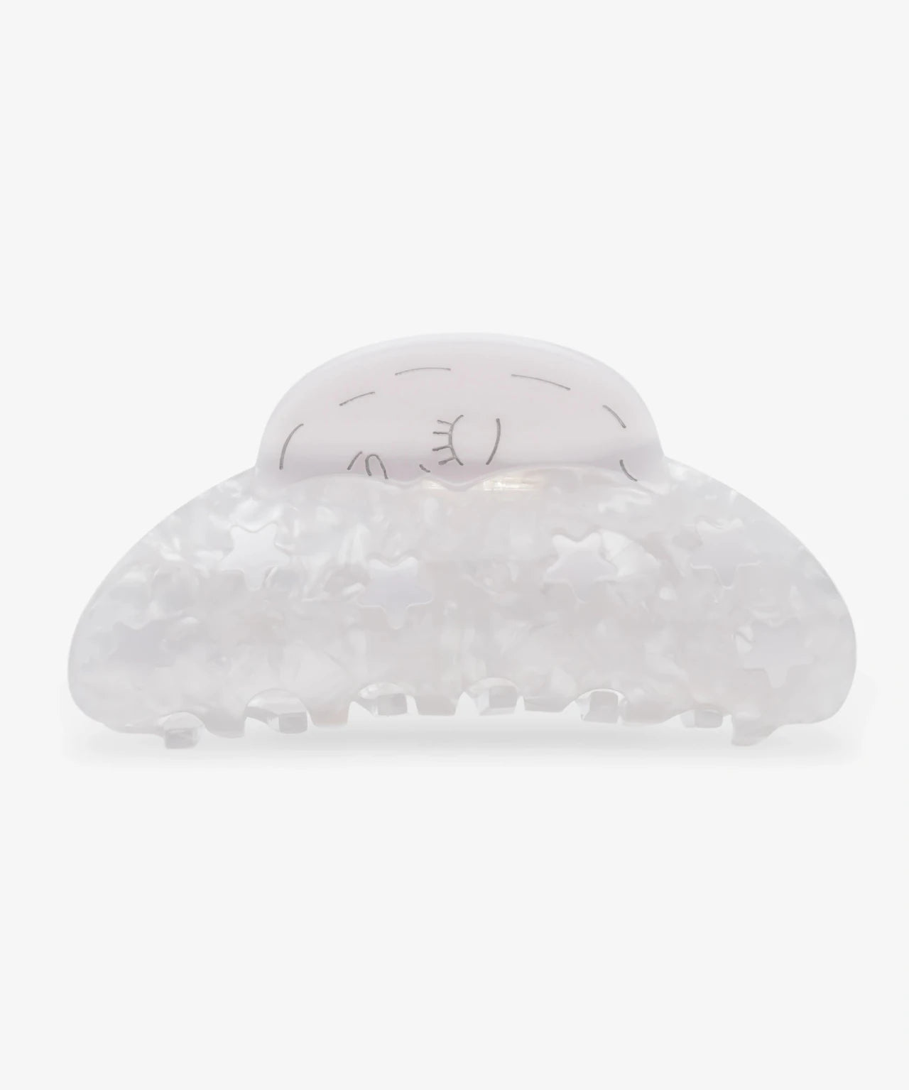 ROSA ECK - Haarklammer (9 cm) • Mond - ROSA ECK