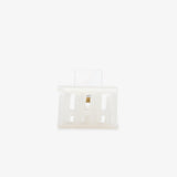 ROSA ECK - SQUARE S Haarklammer (3,5 cm) • Pearl - ROSA ECK