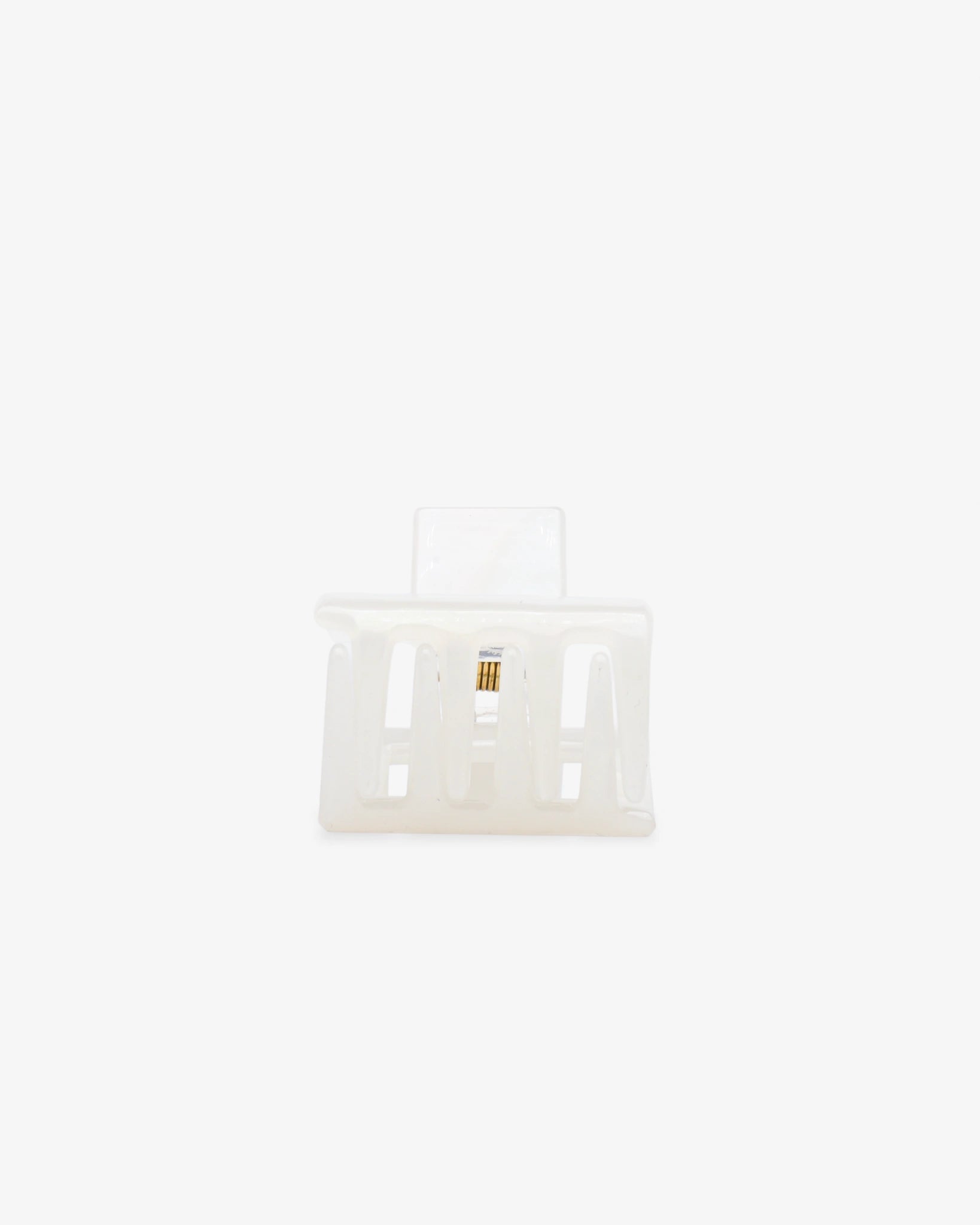 ROSA ECK - SQUARE S Haarklammer (3,5 cm) • Pearl - ROSA ECK