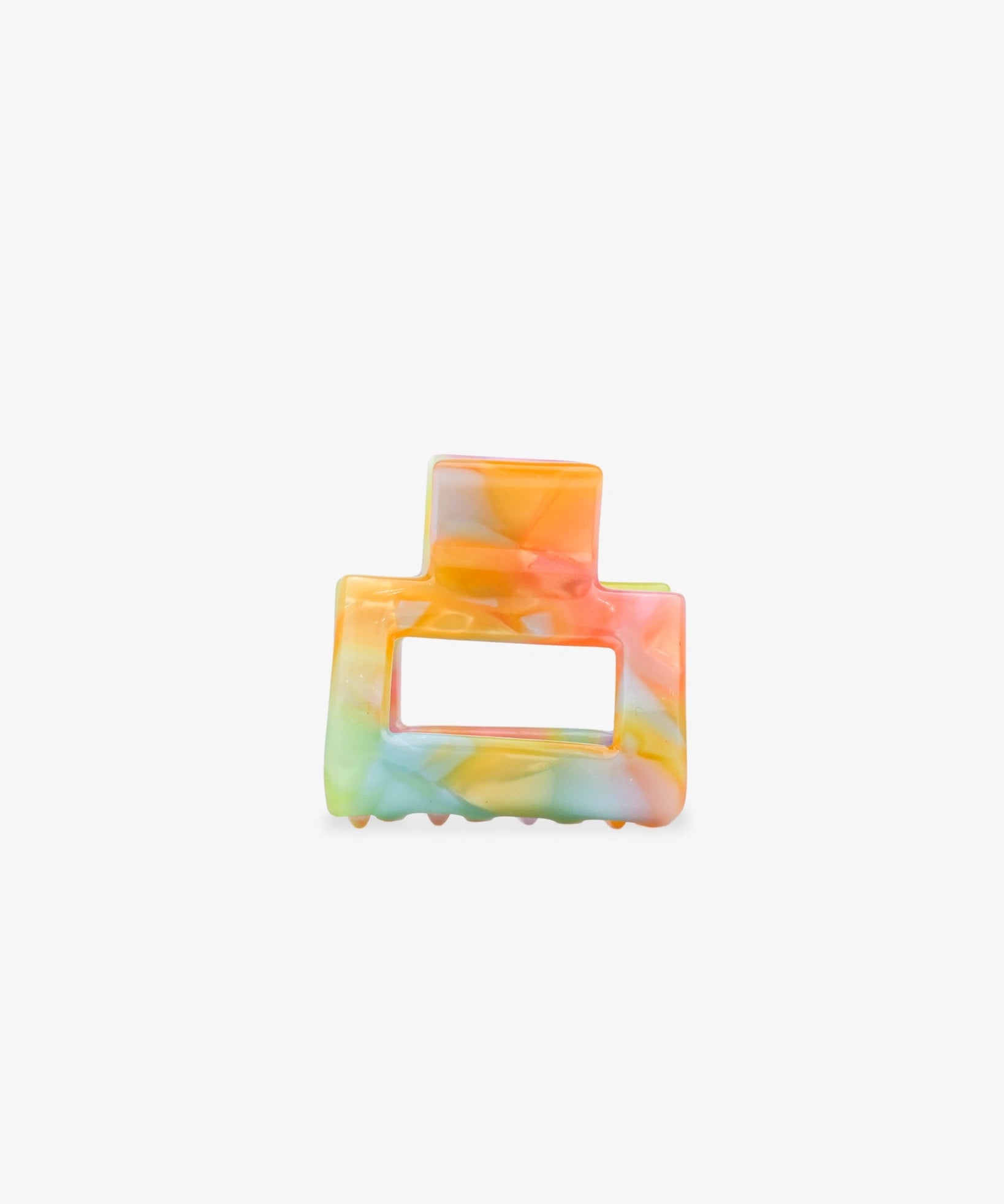 ROSA ECK - SQUARE S Haarklammer (3,5 cm) • Sorbet - ROSA ECK