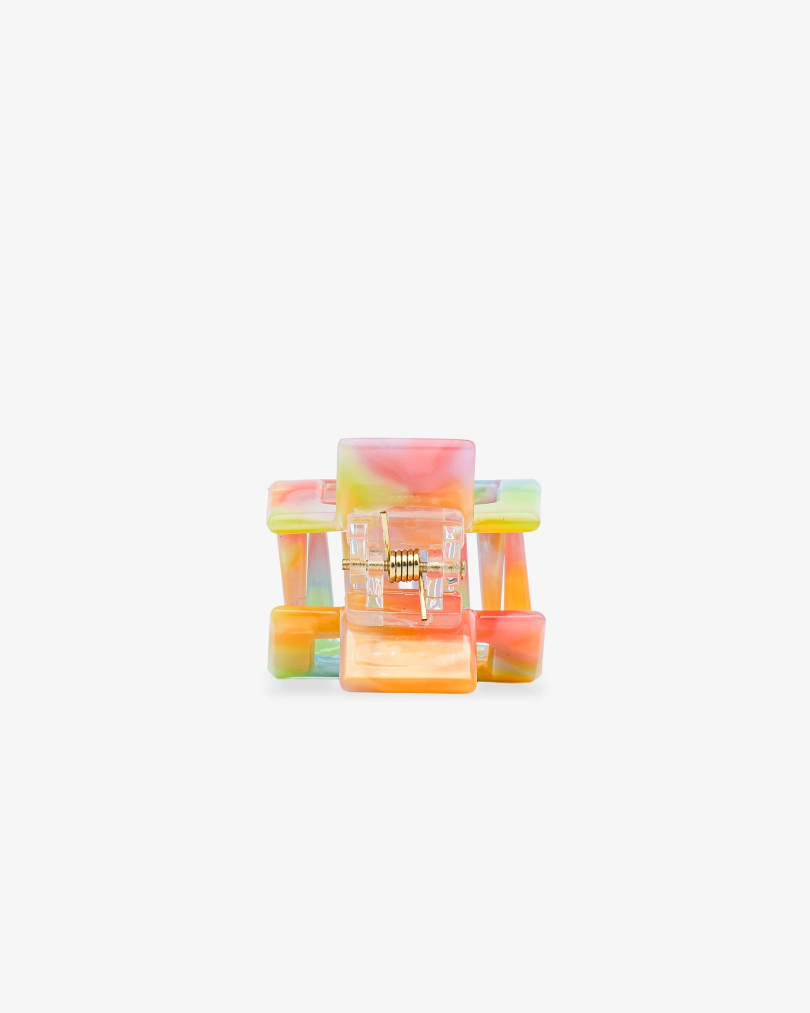 ROSA ECK - SQUARE S Haarklammer (3,5 cm) • Sorbet - ROSA ECK
