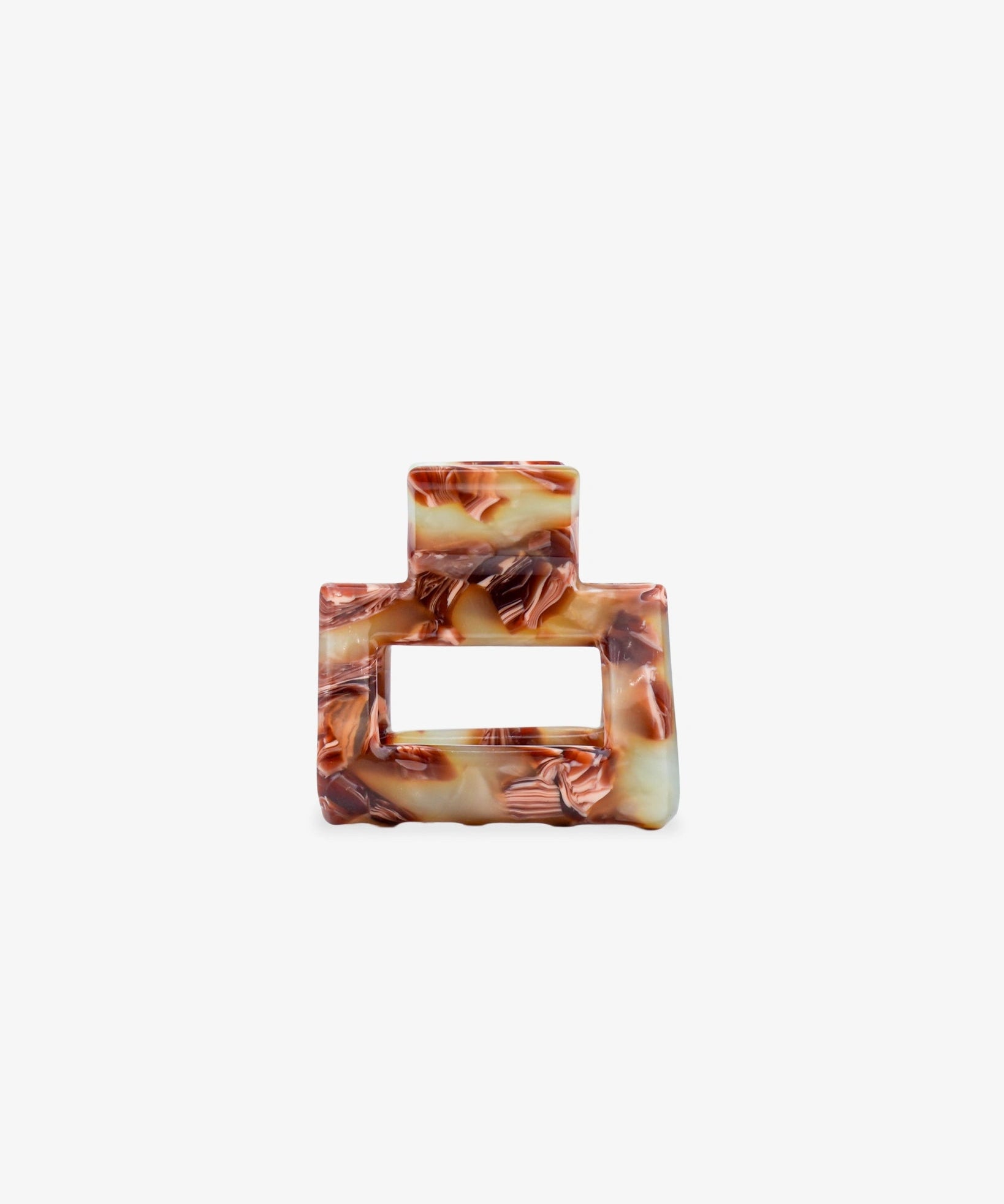 ROSA ECK - SQUARE S Haarklammer (3,5 cm) • Toffee - ROSA ECK