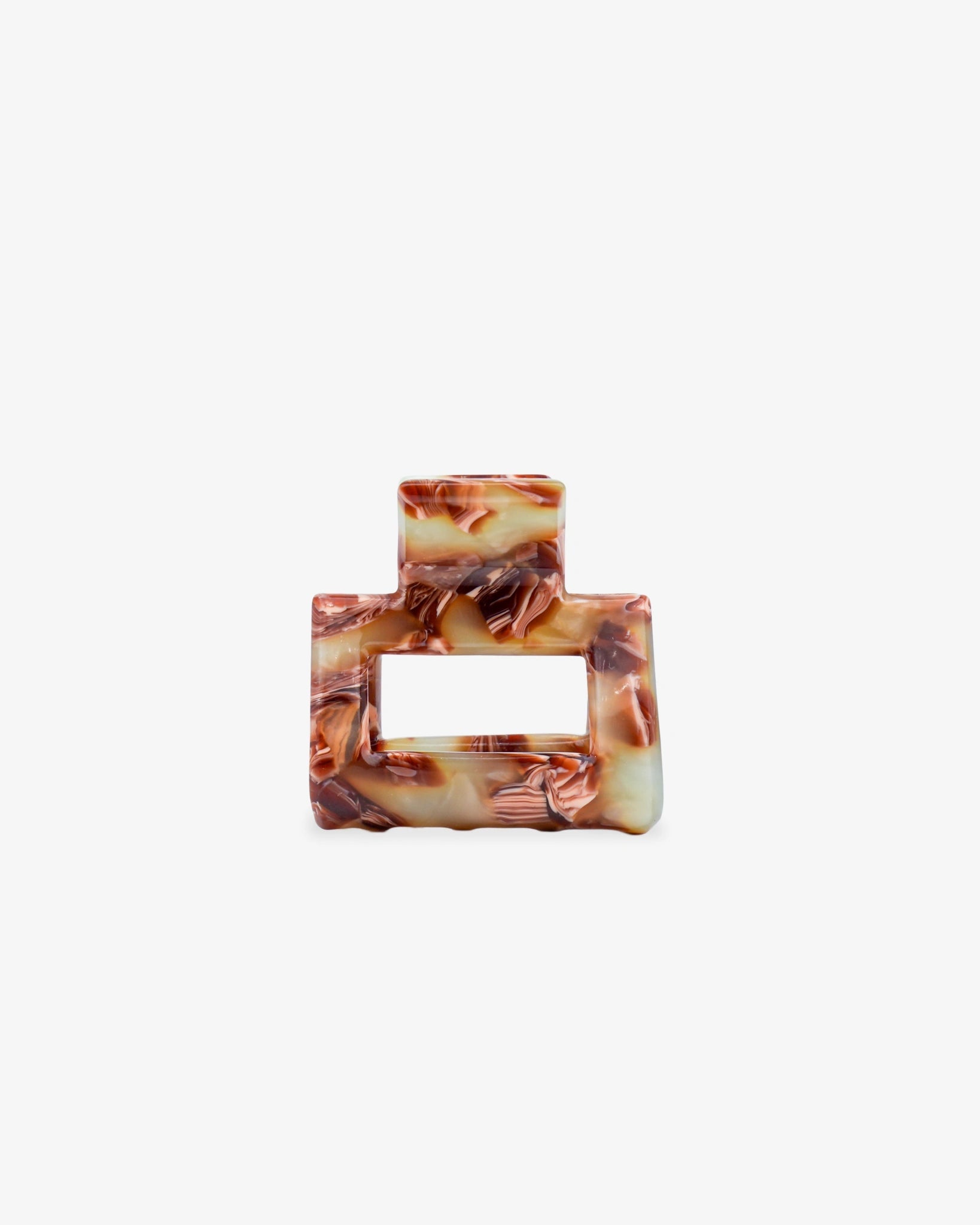 ROSA ECK - SQUARE S Haarklammer (3,5 cm) • Toffee - ROSA ECK