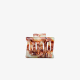 ROSA ECK - SQUARE S Haarklammer (3,5 cm) • Toffee - ROSA ECK