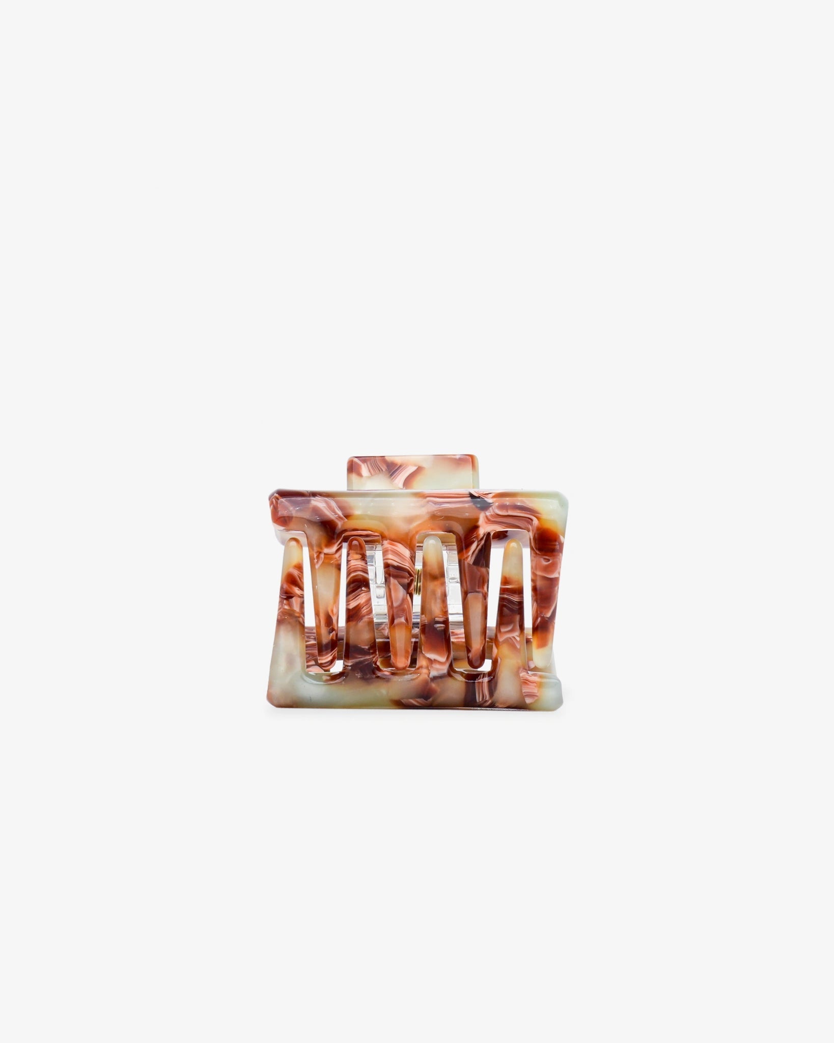 ROSA ECK - SQUARE S Haarklammer (3,5 cm) • Toffee - ROSA ECK
