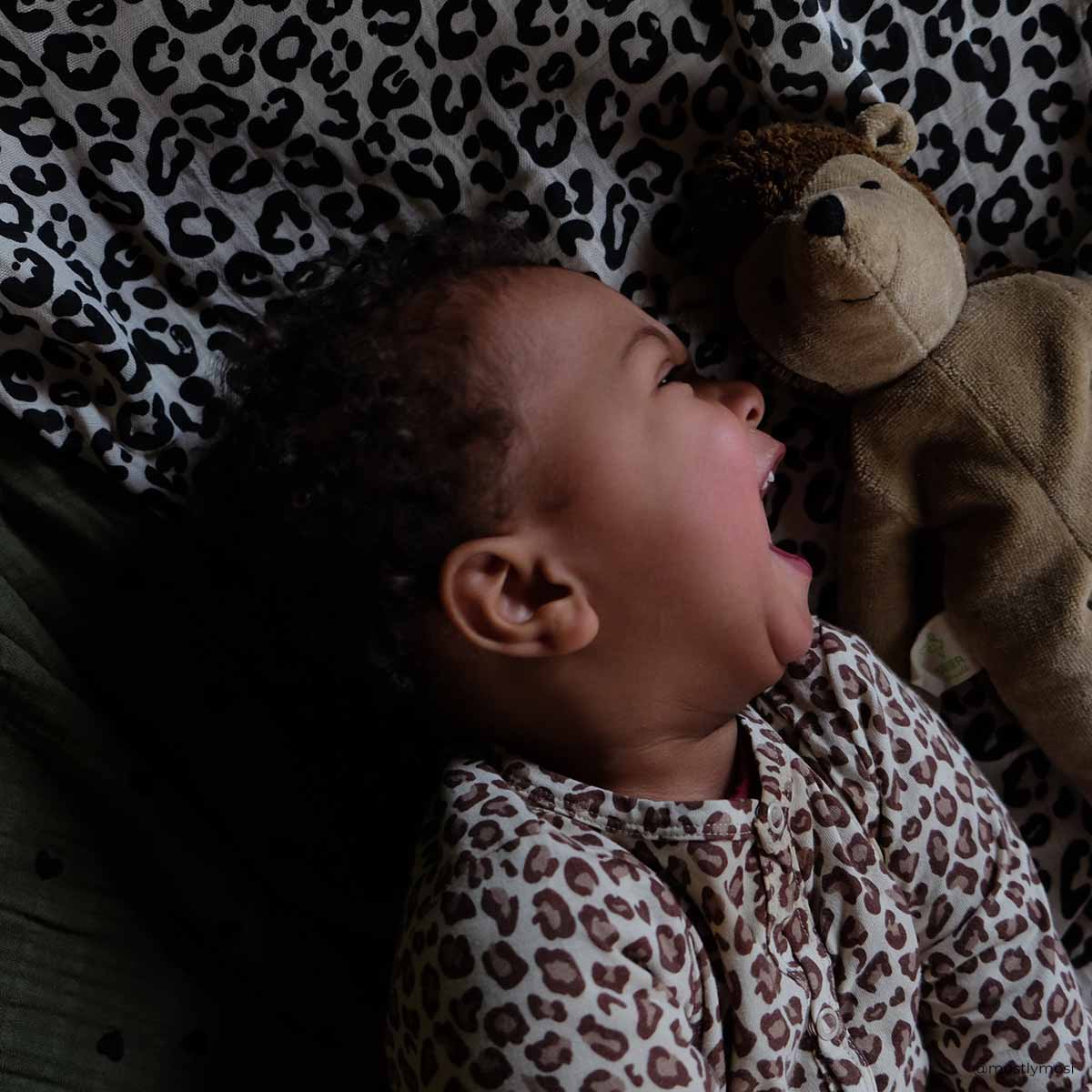 Rose in April - AMALIA Babypyjama | Leopard (3 Monate) - ROSA ECK - Braun, ,