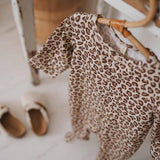 Rose in April - AMALIA Babypyjama | Leopard (6 Monate) - ROSA ECK - Braun, ,