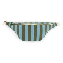 Rose in April - BANANA BAG Bauchtasche • Stripes Olive/Blue - Bauchtasche - ROSA ECK