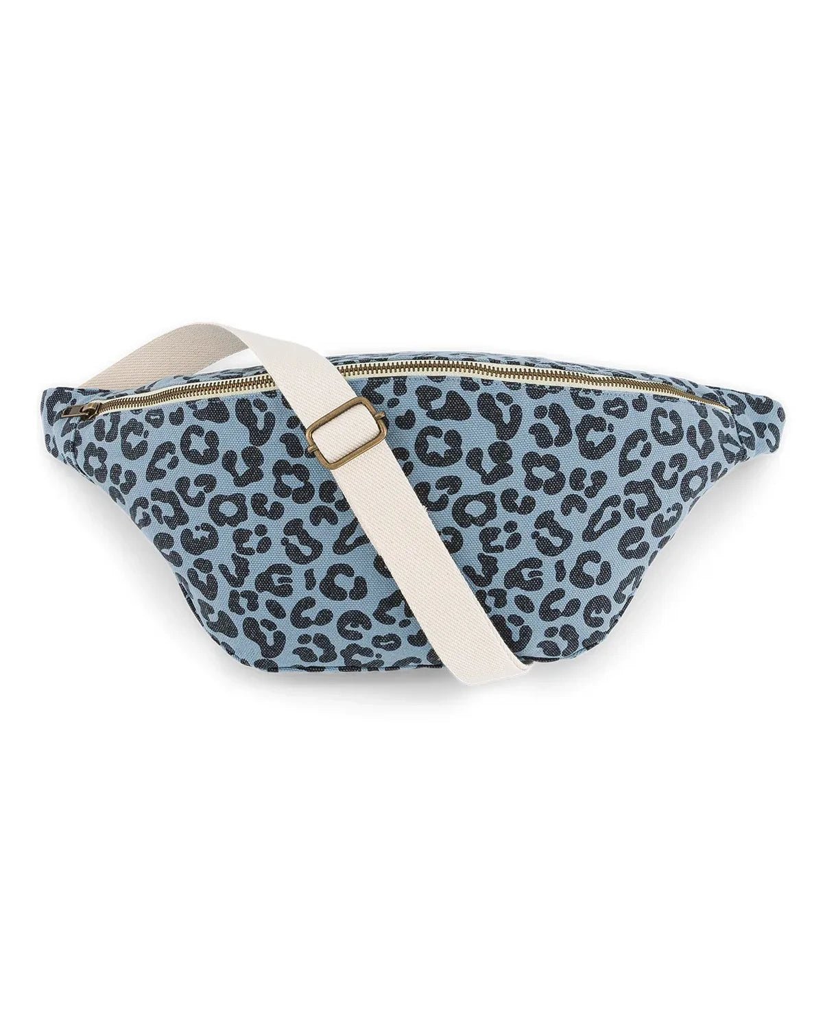 Rose in April - BANANA Bauchtasche • Leopard Blau - ROSA ECK