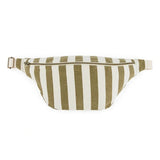 Rose in April - BANANA Bauchtasche • Stripes Olive / Greige - ROSA ECK