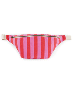 Rose in April - BANANA Bauchtasche • Stripes Orchid/Tomato - Bauchtasche - ROSA ECK Concept Store