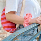 Rose in April - BANANA Bauchtasche • Stripes Orchid/Tomato - Bauchtasche - ROSA ECK Concept Store